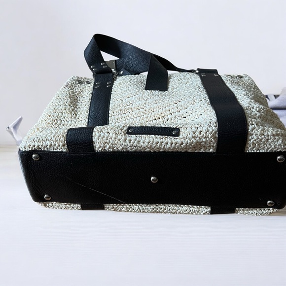 BCBG MaxAzria straw tote - Picture 9 of 13